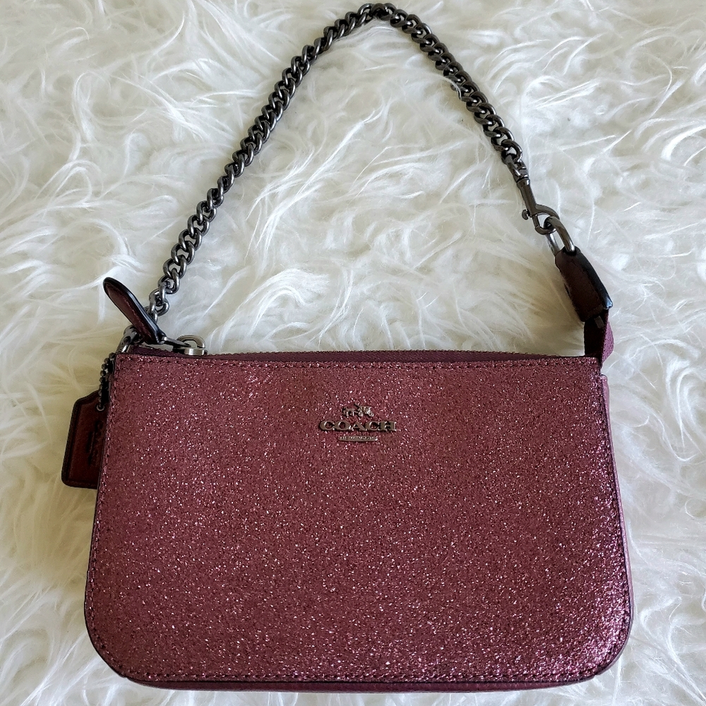 Coach Glitter Shoulder Bag Purse Handbag